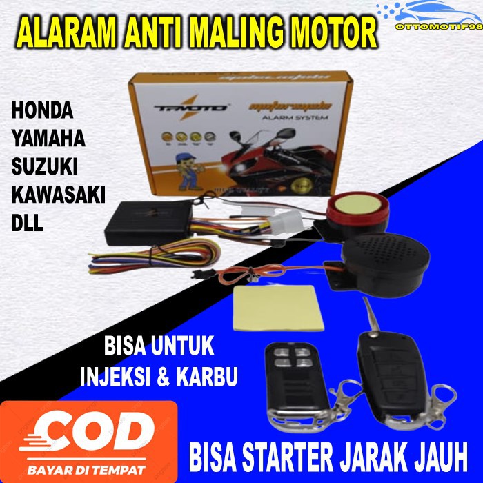 Alarm Alaram Alarem Kunci Gembok Pelindung Pencegah  Pengaman Ganda Anti Maling Pencuri Aksesoris As