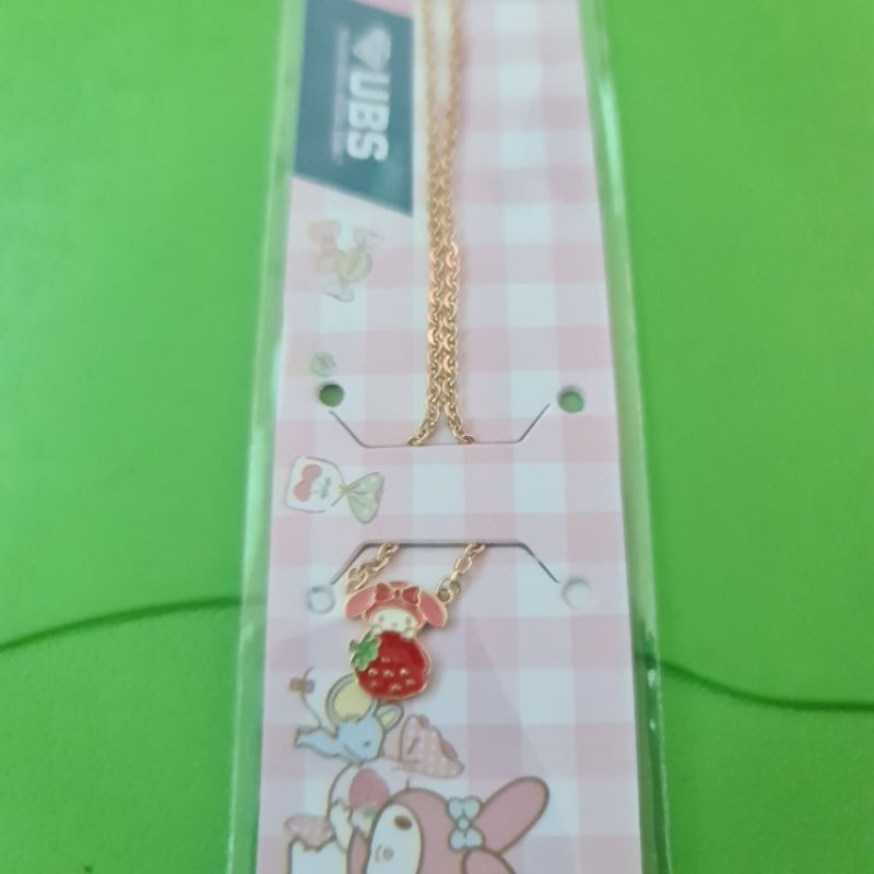 Kalung anak My melody strawberry UBS kadar 8K 375 dan 9K 420