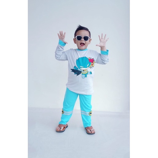 Setelan Anak Set Superhero Cluster Kids