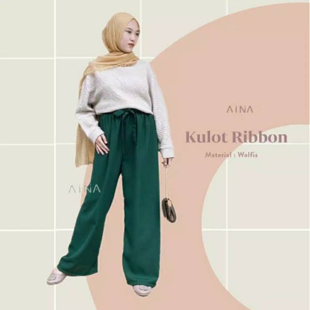 Kulot Ribbon Pants