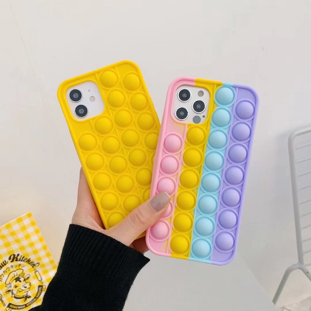 Soft Case Silikon Desain Kartun Pelangi 3d Untuk Iphone 12 Pro Max 12 Mini 11 Pro Max 4 4s 5 5s 6 6s 7 8 Plus Se 2020 X Xs Max Xr