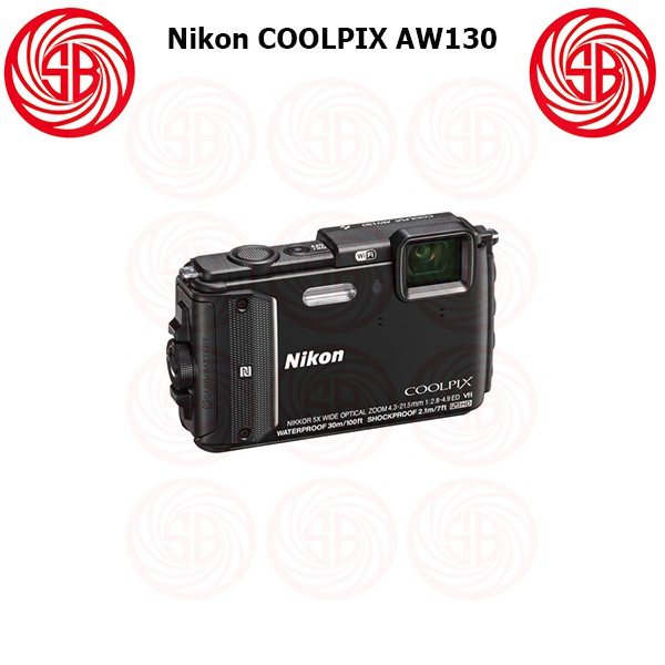 Kamera Nikon Coolpix AW130, Camera Pocket AW-130, Waterproof 30m, 16MP