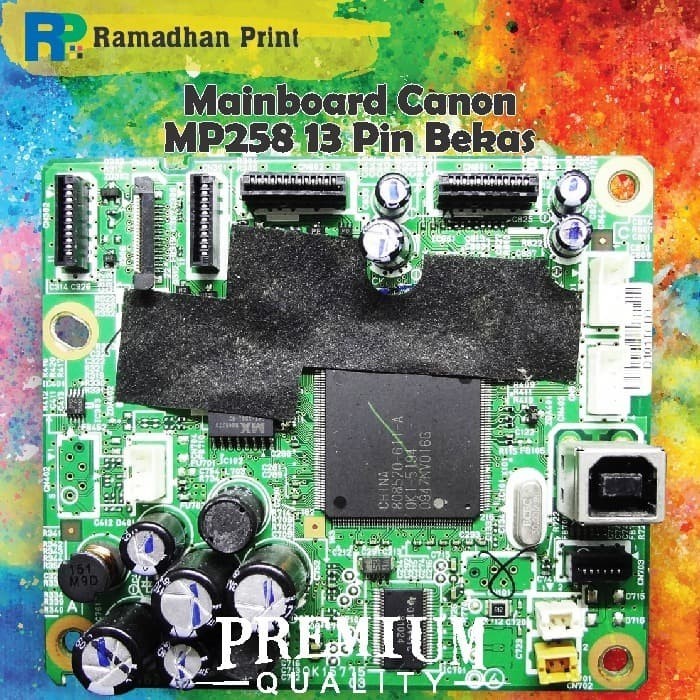 Mainboard Printer Canon MP258 13pin Board mp 258 Motherboard 258 Used
