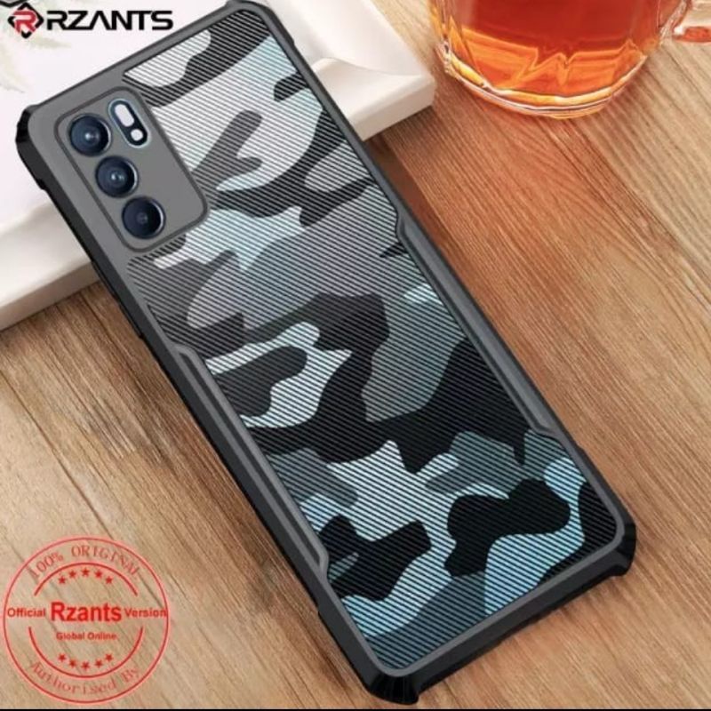 Oppo Reno 6 4G / Reno 6 5G Cover Beetle Rzant Camo Military Original Shockproof Soft Case Reno6