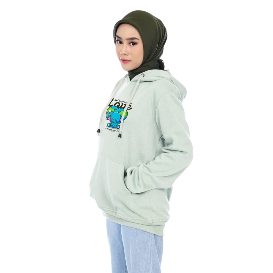 X Urband Absolute Sweater Hoodie Love Earth A275