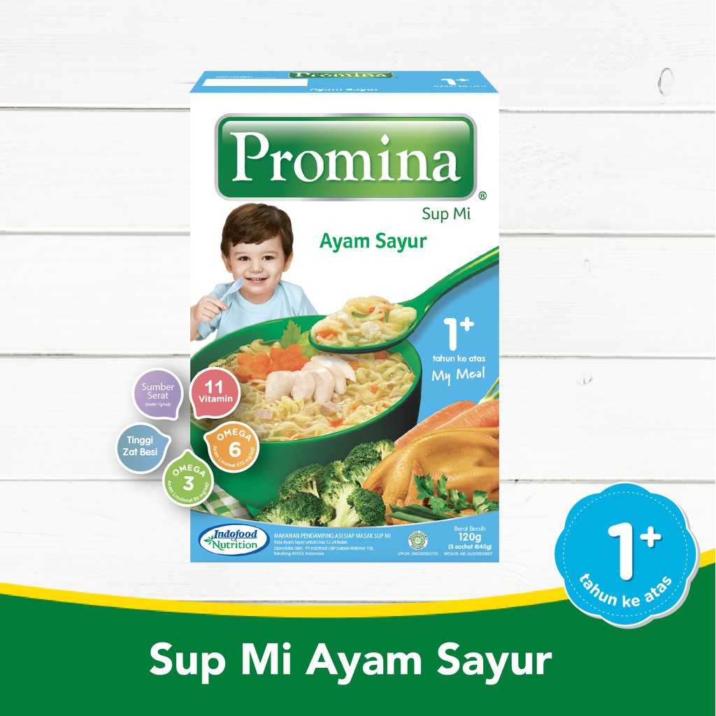 Promina Sup Mi Ayam dan Sayur &amp; Daging dan Sayur