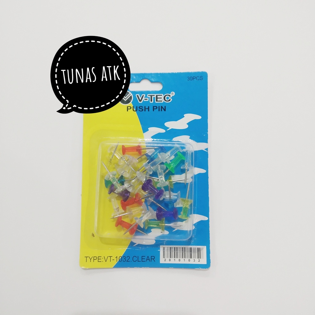 

V-TEC PUSH PIN TYPE : VT-1032 CLEAR