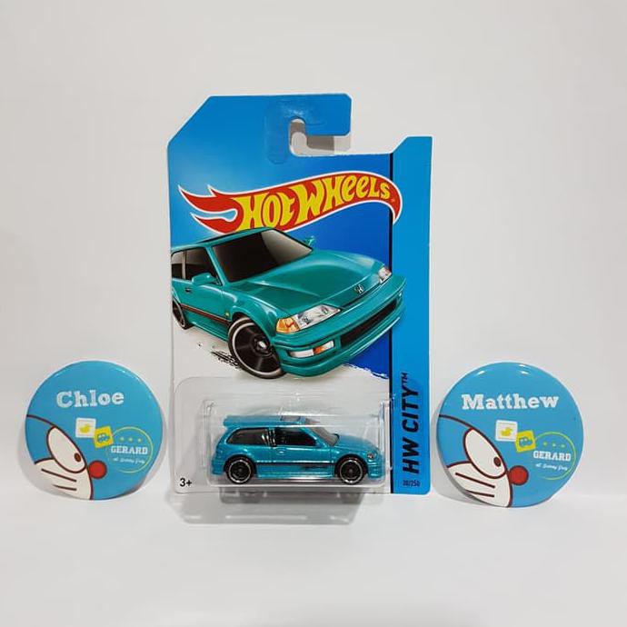TERLAKU DIECAST MOBIL 1 24■ HOTWHEELS 1990 HONDA CIVIC EF HIJAU TOSCA MURAH