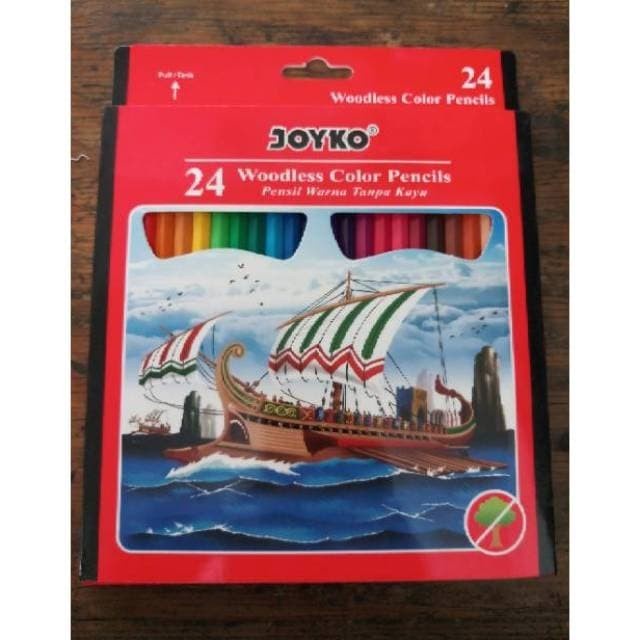 

WARNAPENSIL- PENSIL WARNA JOYKO 24 WARNA PANJANG -PENSIL WARNA