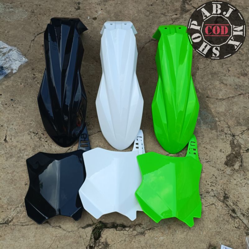 Spakbor Depan KX 250 450 Dan Papan Nomor KX 250 450 Spakbor Slebor KX 450 KXF 250 Cover Papan Nomer 