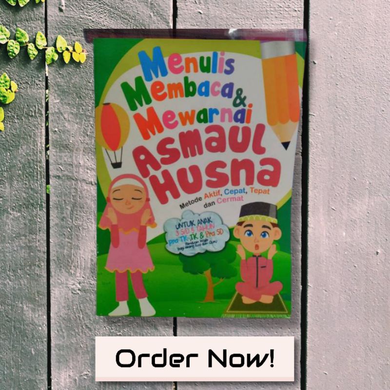 Buku Mewarnai Asmaul Husna