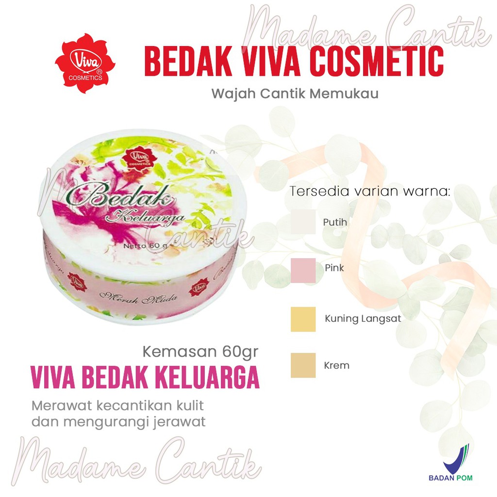 ✿ MADAME ✿ VIVA QUEEN SHIMMERING  BEDAK KELUARGA LOOSE POWDER ORIGINAL