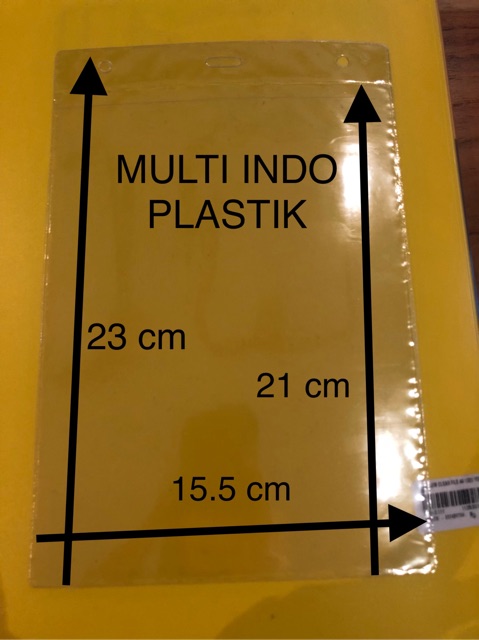 

Kantong SPP/kantong PLN/sampul dokumen/plastik SPP/kantong panitia besar uk 15 x 21/sampul kartu