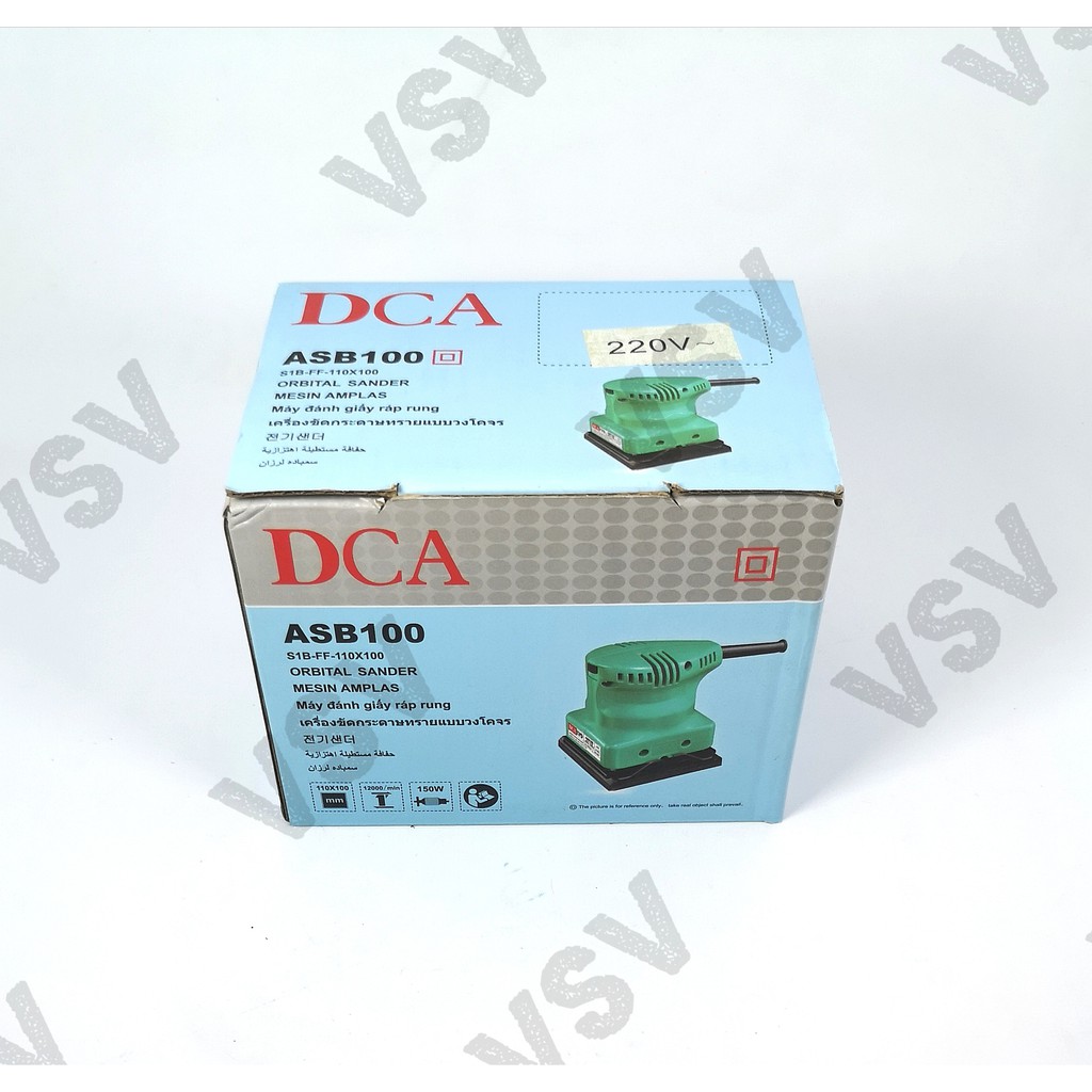 DCA Orbital Sander ASB100 Mesin amplas 110x100 mm