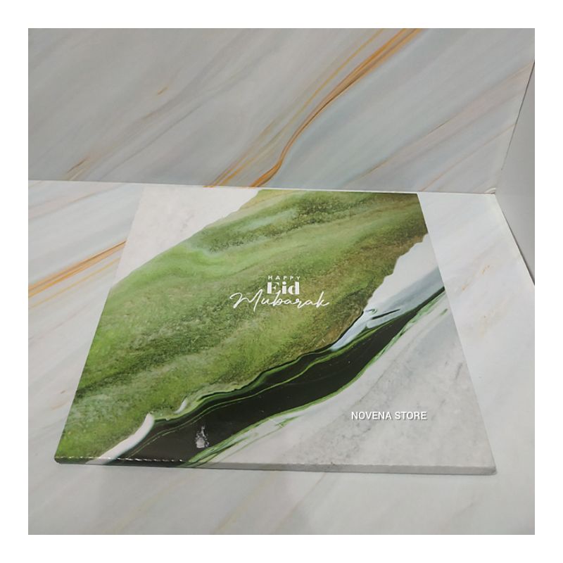 CAKE BOARD LEBARAN-TATAKAN KUE IDUL FITRI-ALAS KUE EID MUBARAK-PAPAN KUE 25X25CM