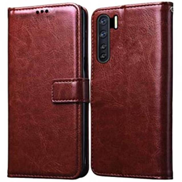 Oppo Reno 3 A71 A83 K3 Reno3 Flip Cover Case Leather Sarung Hp Dompet Kulit Walet Shopee Indonesia