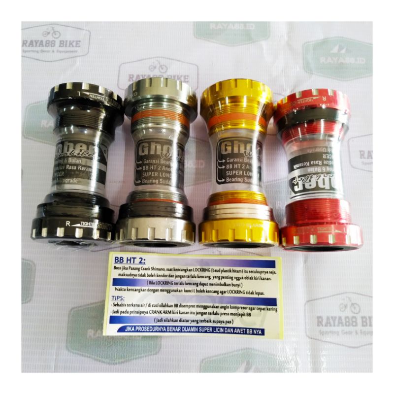 RAYA88 BB HT2 GHOBER UPGRADE CERAMIC OXO SMITH NECO HOLLOWTECH 2