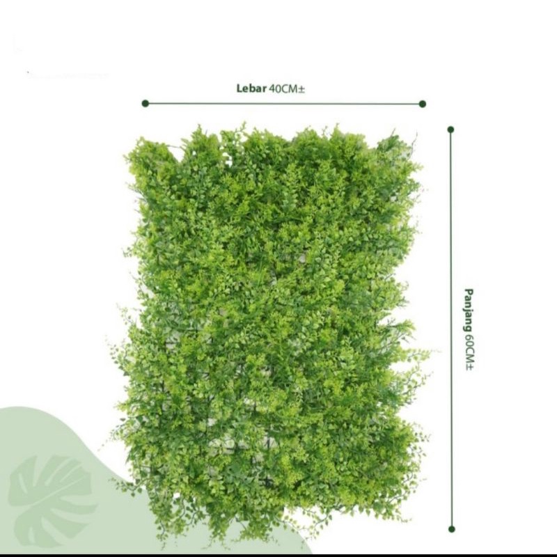 Jual Tanaman hias pakis rambat sintetis 40cm x 60cm - untuk dinding ...