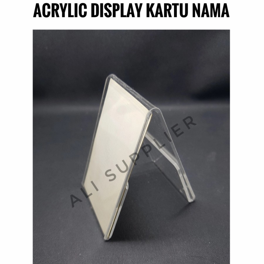 Acrylic Kartu Nama Display / Tent acrylic / Akrilik Menu /Acrylic Meja