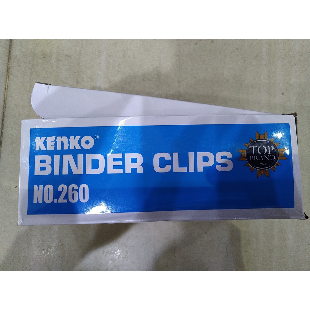 

JUAL BINDER KLIP CLIPS NO.260 (51mm) Original berkualitas