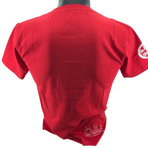 Kaos Sepeda Brompton Tshirt Gowes Bersepeda - Sepeda 3 Merah