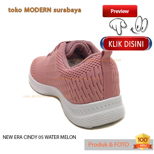 Sepatu wanita olahraga casual sneakers NEW ERA CINDY 05 WATER MELON