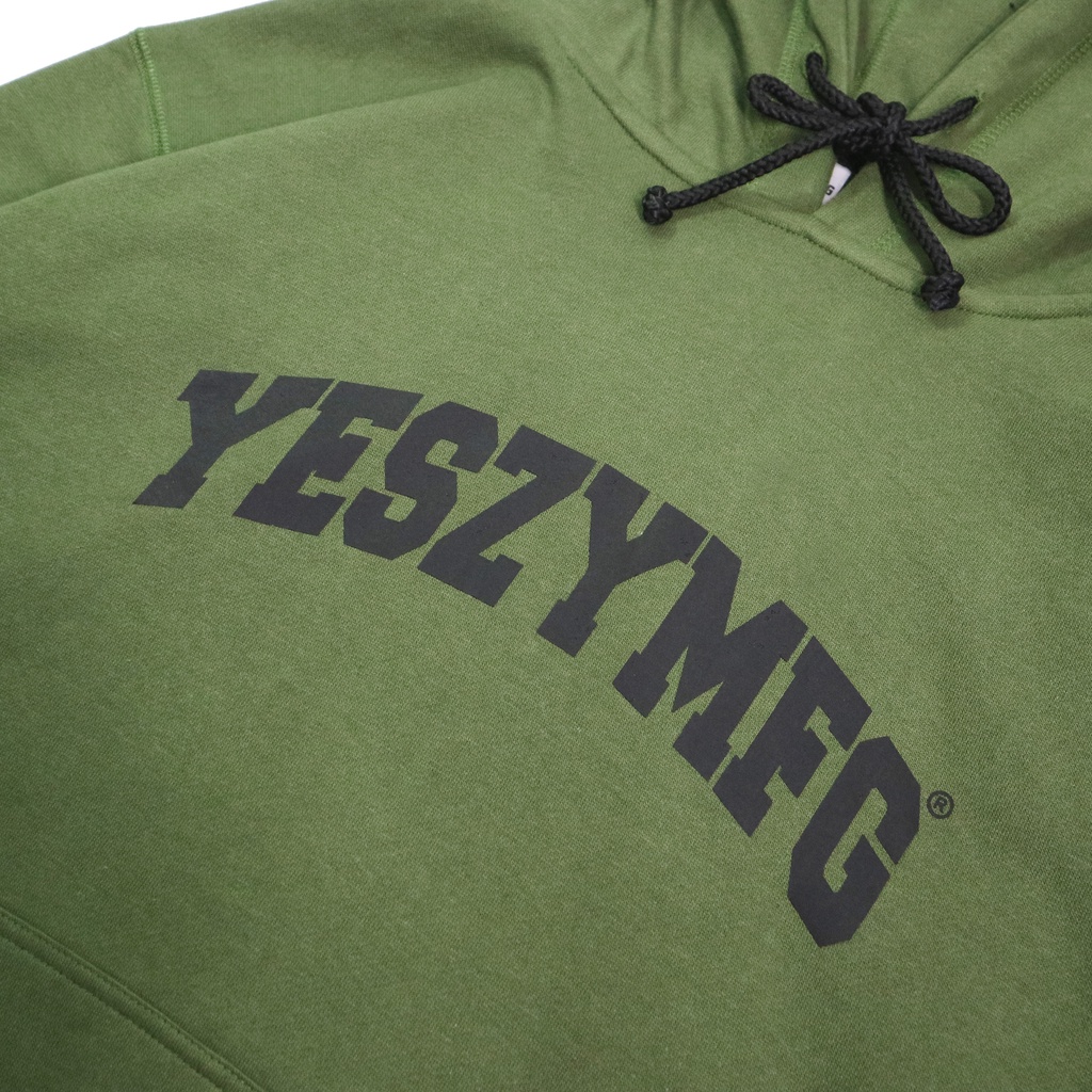 YESZY.MFG Hoodie Olive Cyber F Black