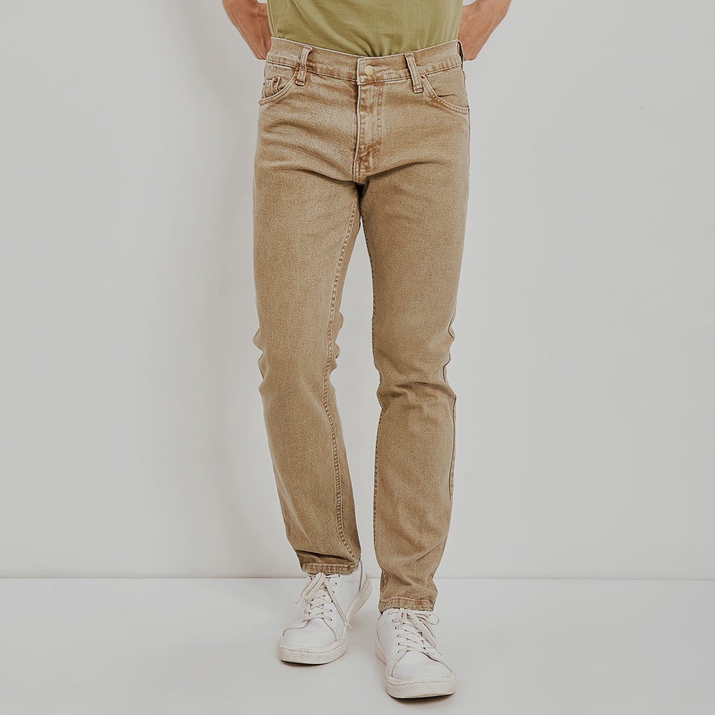 Pluviophile - Celana panjang denim slimfit - Khaki