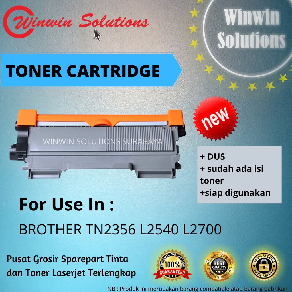 Toner Cartridge Compatible TN 2356 tn2356 / tn-2356 Laserjet berkualitas