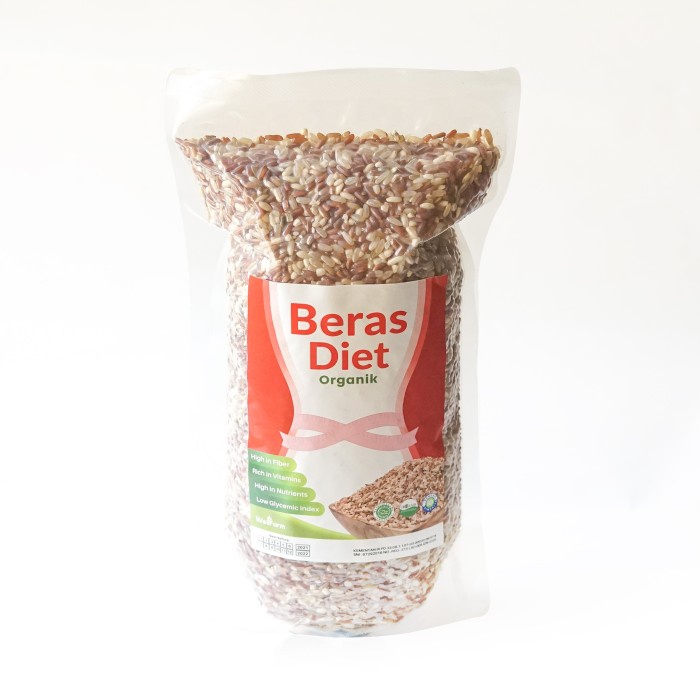 

978Eq10W Wellfarm Beras Diet Organik 1Kg WQ12