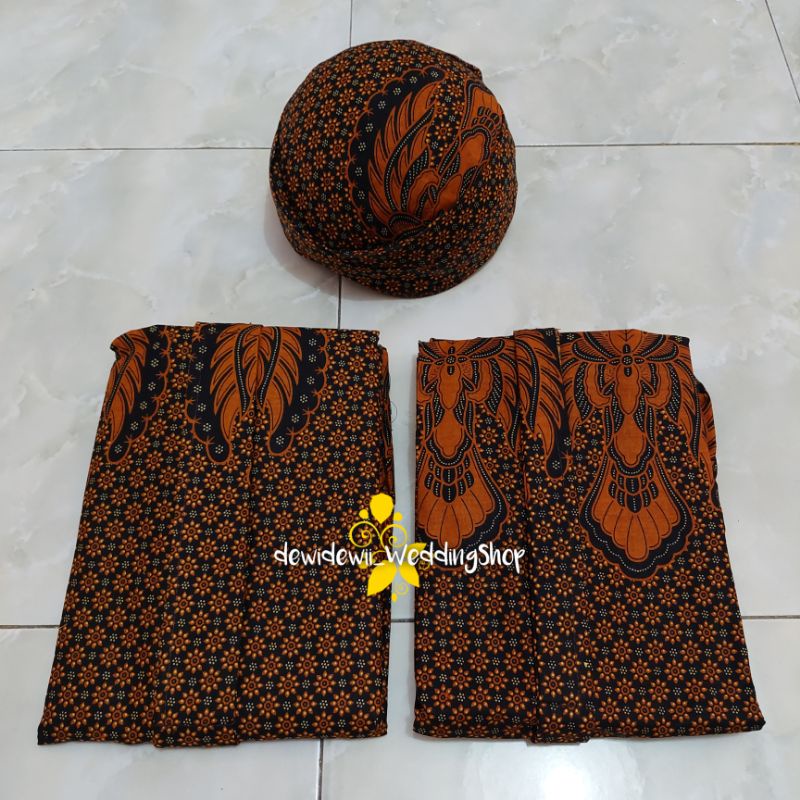 Baju Couple Adat Jawa - Baju Prewed, Motif truntum - Jogja