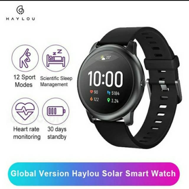 Jual Jam Smartwatch Xiaomi Haylou LS05 Solar Global Version Resmi  Indonesia|Shopee Indonesia