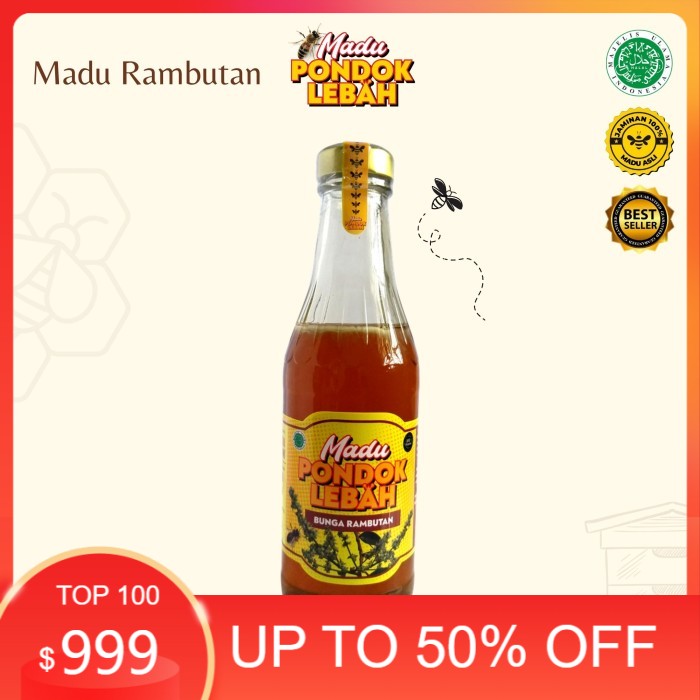 

Madu Rambutan 300 ml - MADU PONDOK LEBAH