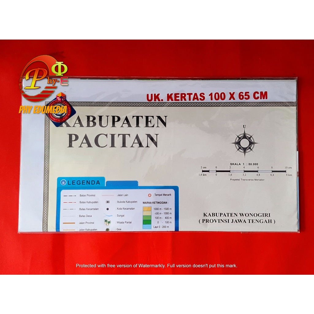 

Peta Lipat Kabupaten Pacitan/ Peta Kabupaten Pacitan Lipat
