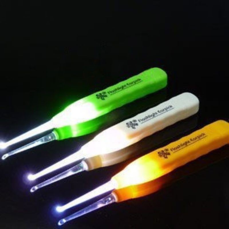 [Miss.Vinka] Pembersih Telinga Lampu Led / Flashlight Earpick / Korek Kuping Senter Anak Dewasa