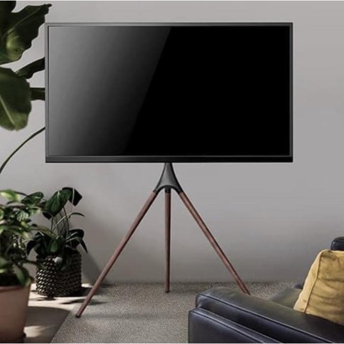 BRACKET TV Looktech 65F STAND TV LED Minimalis Kayu 45 - 65 INCH