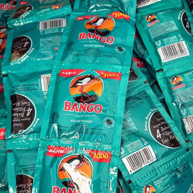 

Bango kecap manis renteng renceng rencengan isi 12 sachet
