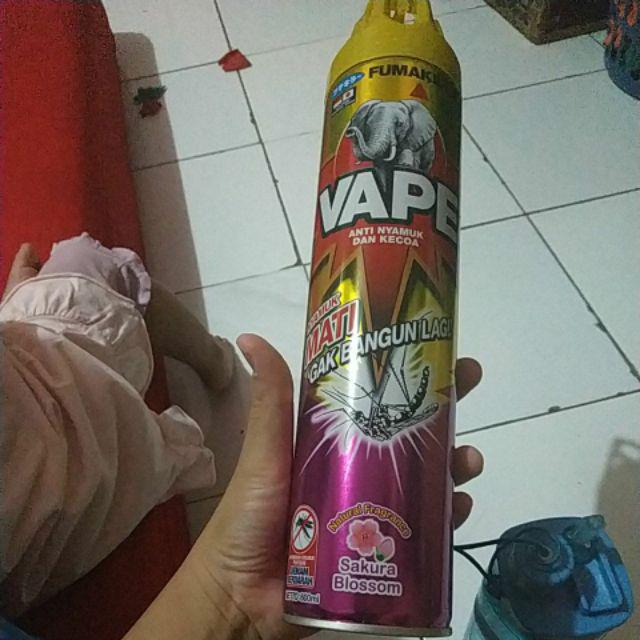 Obat Nyamuk Vape Aerosol Obat Nyamuk & Kecoa Sakura Blossom 600ml