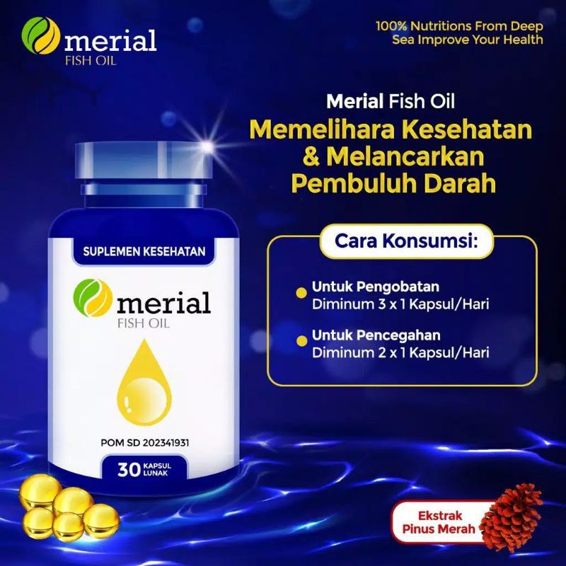 Obat kolesterol darah tinggi MERIAL Asli 100% original