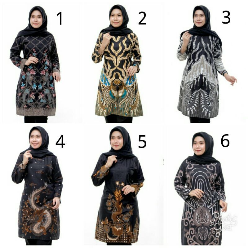 COD dirumah PROMO TUNIK  BATIK  DRESS CASUAL DRESS 