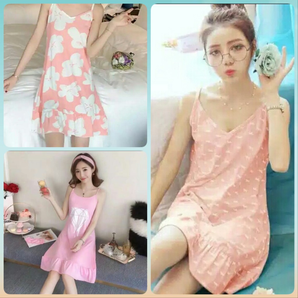 Daster Tanktop Import / Daster Estetik / Daster Wanita
