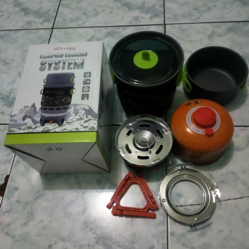 Cooking set APG outdoor include Canister Dhaulagiri 220 gr Not MSR Naturehike Bulin Alocs