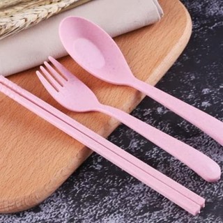 SATU SET ALAT MAKAN PLASTIK / SENDOK GARPU SUMPIT | Shopee Indonesia