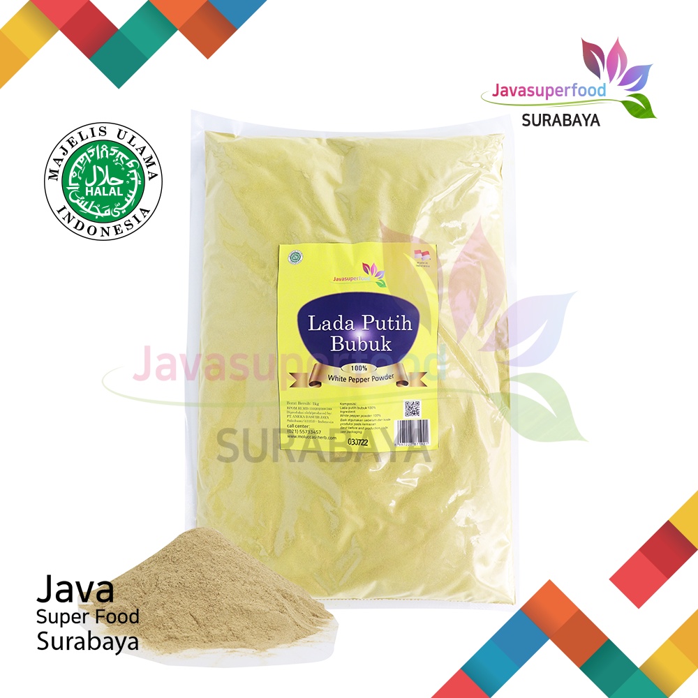 

LADA PUTIH BUBUK / WHITE PEPPER POWDER 1 KG
