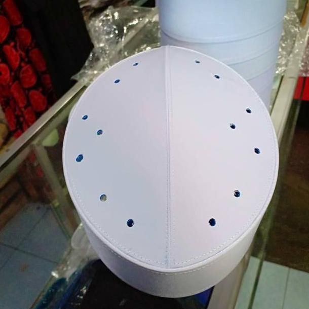【VIRAL】 Peci fiber kain putih mengkilap ⁛