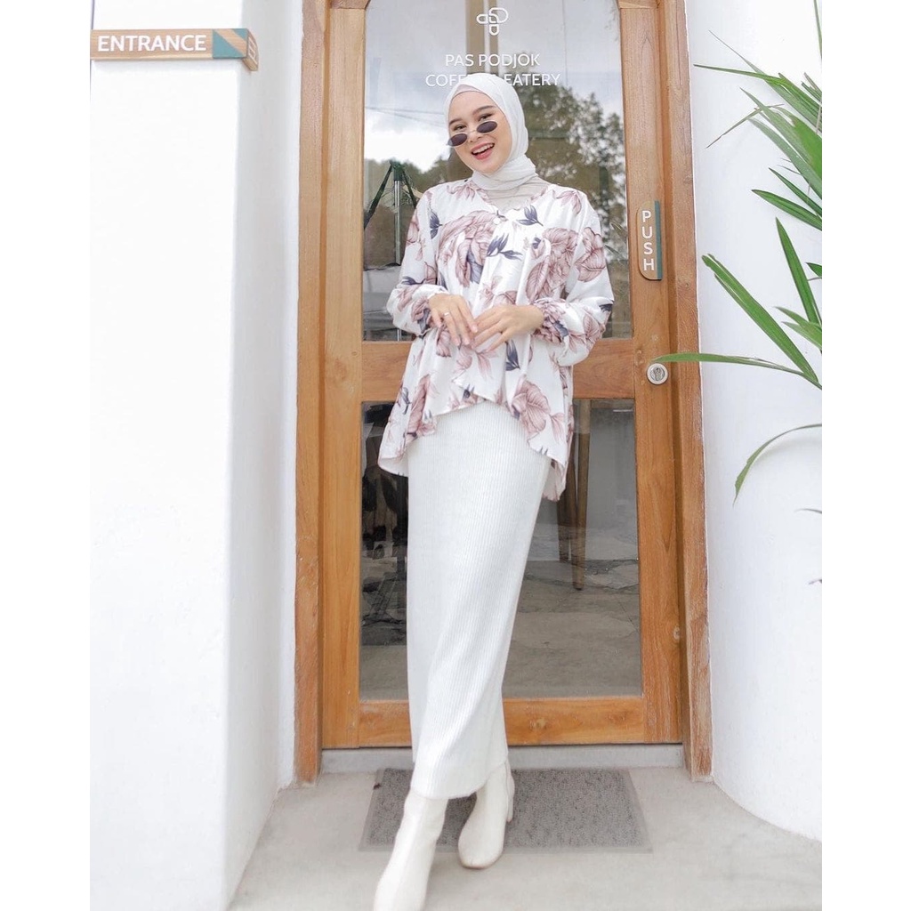 Atasan Wanita Dewasa Kekinian COZY BLOUSE Bahan Rayon Viscose Atasan Wanita Korean Style Atasan Wani