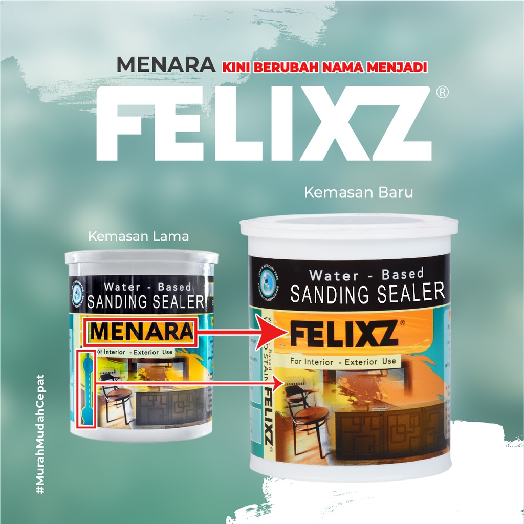 FELIXZ sanding sealer waterbased / cat kayu