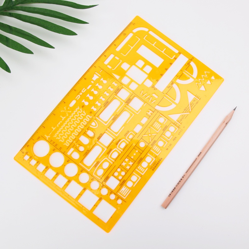 Mary 1:50 Tailor Scale Math Penggaris Arsitektur Insinyur Menggambar Template Serut New