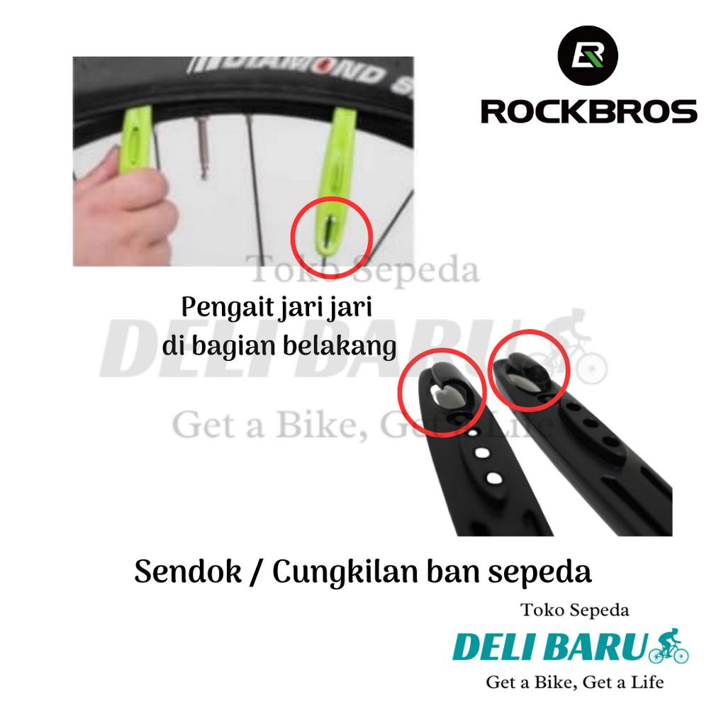 Rockbros Cungkilan ban luar tire lever alat pembuka congkel ban sendok ban sepeda