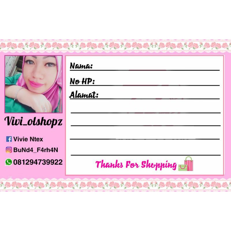 

LABEL PENGIRIMAN MOTIF BUNGA PINK ONLINE SHOP GRATIS DESIGN